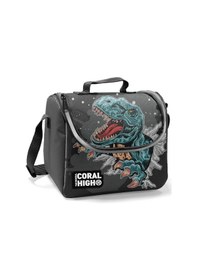Resim Coral High Erkek Çocuk Dinazor Desenli 3'lü Çanta Takımı - Usb So 