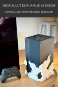 Resim Nosa Mall XBOX Series X Oyun Konsolu Koruyucu Dekorasyon | XBOX Series X Koruyucu | XBOX Series X Bulut Dekoru 
