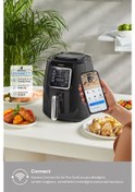Resim Karaca Connect Air Pro Cook Xl 2 In 1 Uzaktan Erişimli 4 Kişilik Airfryer 