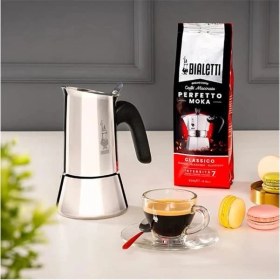 Resim AyrStore - Venus: 2 Cups Ocak Üstü Espresso Pişirici - 85ML - Gümüş Renk - Paslanmaz Çelik Gövde - 