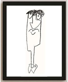 Resim Nezih Danyal Tipler Kişiye Özel Sertifikalı Sınırlı Fine Art Karikatür Baskı NTP00011 