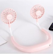 Resim Torima F-04 Eller Serbest Boyuna Asılabilir Şarjlı 3 Kademeli Vantilatör Klima Soğutucu Fan Pembe 