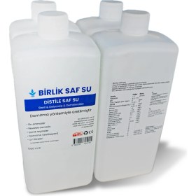 Resim Birlik 4 Litre Gerçek Distile Saf Su 