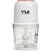 Resim Yui M-2003 Şarjlı Cam Hazneli 4 Bıçaklı Rondo - Beyaz 