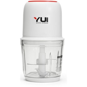 Resim Yui M-2003 Şarjlı Cam Hazneli 4 Bıçaklı Rondo - Beyaz 