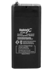 Resim Lightex LT-407 4V 0.8Ah Bakımsız Kuru Akü 