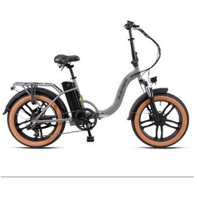 Resim Kron Elektron Luna 20 Hd Elektrikli Nardo Gri-siyah Bisiklet Gri 