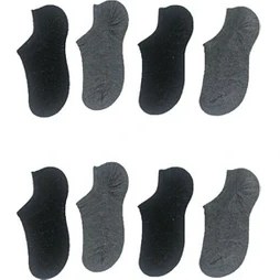 Resim Ozzy Socks 8 Çift Dikişsiz Kadın Bambu Görünmez (Sneaker) Spor Ayakkabı Çorabı 