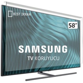 Resim Bestekran Samsung Uyumlu 58J5270 TV Ekran Koruyucu Samsung Uyumlu 58" İnç 146 Cm TV Ekran Koruyucu 