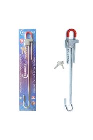 Resim Carbos Oto Emniyet Kilidi Anahtarlı ( Pedal + Direksiyon Kilitleyici ) 60 CM 