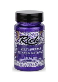 Resim Rich Multi Surface Titanium Metalik Boya 90 Cc. N 2558 Mor 