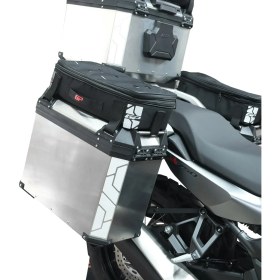 Resim Gp Kompozit Universal 40 Lt x 2 Alüminyum ve Kumaş Motosiklet Yan Çanta Seti Siyah 
