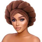 Resim Twist Braid Satin Bonnet Saç Bonnet Uyku için, Duş Kap, Yeniden Kullanılabilir Saç Bakımı Sarma Kap Kadınlar için Günlük Saç Bakımı 