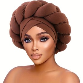 Resim Twist Braid Satin Bonnet Saç Bonnet Uyku için, Duş Kap, Yeniden Kullanılabilir Saç Bakımı Sarma Kap Kadınlar için Günlük Saç Bakımı 