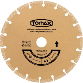 Resim Tomax Çok Amaçlı Elmas Kesici Disk - 180X22 