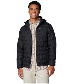 Resim Columbia Delta Ridge Iı Down Hooded Erkek Mont Siyah 