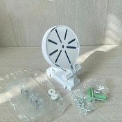 Resim 1pc Ev Güvenlik Sistemleri ile Uyumlu, ABS Malzeme, Delmesiz Adhezif Montaj, Akıllı Güvenlik Kamera için Evrensel Ayarlanabilir Duvar Montaj Braketi 