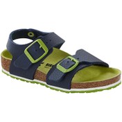 Resim Birkenstock Lacivert - Yeşil Erkek Çocuk Sandalet 1015756 NEW YORK KIDS BF Birkenstock
