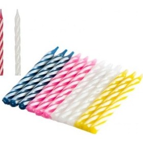 Resim Karışık Renkli Mini Mum 72li 10 Adet 