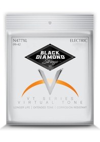 Resim Black Diamond N477xl Elektro Gitar Teli 09-42 Extra Light Orijinal Amerikan 