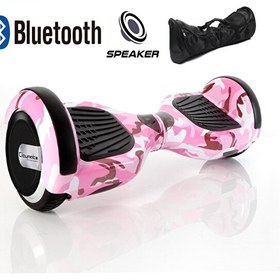 Resim Citymate KYK1001B Akıllı Dengeli Elektrikli Kaykay Scooter Hoverboard - Hover Kart - Çanta Full Paket Pembe Desen 4 