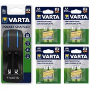 Resim Varta Pocket 4lü Şarj Cihazı + 8*2700 Mah Aa Şarj Edilebilir Pil 