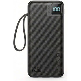 Resim Ven-dens Vd-pb060 10000 Mah Premium Power Bank Dahili Çift Kablolu Siyah 