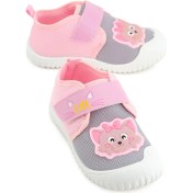 Resim Gezer Yazlık Kız Çocuk Rahat Taban Cırt Cırtlı Ayarlanabilir Keten Günlük Ayakkabı 