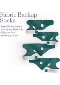 Resim Owlet Aksesuarlı Kumaş Çorap - Dream Sock Bebek Telsizi İçin - Deniz Yeşili 