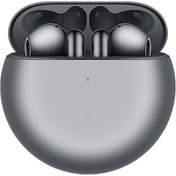 Resim Mu Art Ahşap Huawei Freebuds 4E Tws Bluetooth Kulaklık - Gümüş 