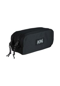 Resim Jacbag Dual Pouch-iki Bölmeli Kalem Kutusu Dual Pouch-siyah Renk 