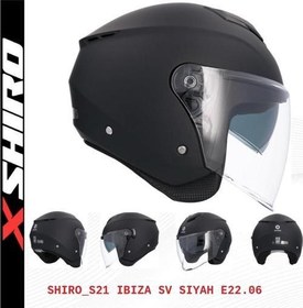 Resim SHIRO KASK 100291 IBIZA M.C MATT_L 