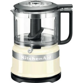 Resim KitchenAid Mini Mutfak Robotu 240 W 830 ml – Kompakt, Paslanmaz Çelik Bıçaklı, Almond Cream, Tek Tuşla Kolay Kullanım 
