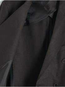 Resim LC Waikiki GÜLİS STORE'DEN Kahverengi Standart Kalıp Erkek Keten Blazer Ceket 