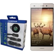 Resim Case Man Huawei P8 Araç Şarj Cihazı + Telefon Tutucu + Kablo 3in1 Araç Kiti 