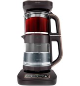 Resim Karaca Çaysever Robotea Pro Connect 4 In 1 Konuşan Otomatik Cam Çay ve Filtre Kahve Demleme Makinesi 