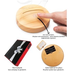 Resim Dreamcatcher Gece Lambası Kişiye Özel Hediye, Düş Kapanı Rüya Kapanı Kişiselleştirilmiş Led Lamba, Chakra Ev ve Oda Dekoru 