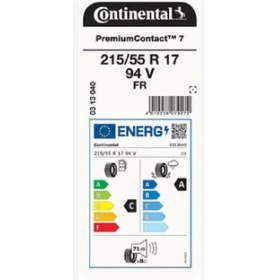 Resim Continental 215/55 R17 94V PREMIUM CONTACT 7 FR Continental Üretim Yılı : 2025 