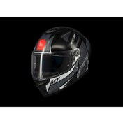 Resim MT Helmets KASK MT STINGER TRON B12 PARLAK GRİ/SİYAH 