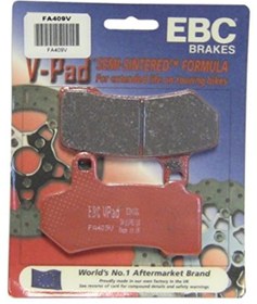 Resim Harley-Davidson Uyumlu Cvo Road King Ön Fren Balatası Ebc Fa409V Yarı Si 