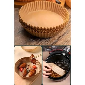 Resim Braventa Collection Yuvarlak Pişirme Kağıdı, 50 Adet, 16.5 cm Xxl Boy, Yapışmaz Özellikli, Hava Fritöz Uyumlu 