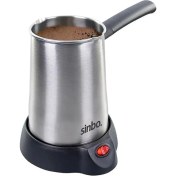 Resim Sinbo 6 Fincan SCM-2958 Kablosuz Elektrikli Cezve - Inox Çelik Gri 