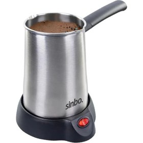 Resim Sinbo 6 Fincan SCM-2958 Kablosuz Elektrikli Cezve - Inox Çelik Gri 