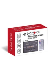 Resim MAGİCVOCE Magicvoice MV-14907 USB-SD-AUX-Bluetooth Kumandalı Ekranlı Oto Teyp Çevirici Dijital Player Board 