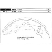 Resim SANGSIN ARKA KAMPANA PABUÇ BALATA HYUNDAI ACCENT 1.3L 1.5L 4G13 4G15 1995-2000 / ATOS 1.0L 1.1L 98- 5830522A01 