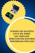 Resim Toptan Bulurum Yeni Nesil Kaliteli Akıllı Saat ve Kablosuz Bluetooth Kulaklık Yüksek Ses Kaliteli 
