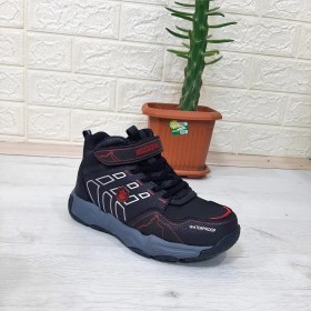 Resim LUMBERJACK Raptor Hı Siyah-Kırmızı Waterproof Erkek Çocuk Bot 