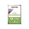 Resim Toshiba S300 Seri Güvenlik Disk 6Tb (HDWT860UZSVA) (Distribütör Garantili) 3,5" 5400Rpm Sata3 256Mb 