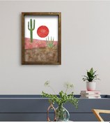 Resim Bk Gift Otel Odası Konseptli Doğal Masif Ahşap Çerçeveli Tablo 45 (551119758) 