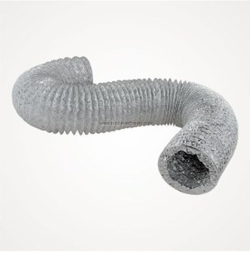 Resim 1.kalite lüks telli esnek 12lik davlumbaz / aspiratör borusu 3 mt 